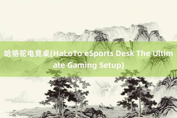 哈骆驼电竞桌(HaLoTo eSports Desk The Ultimate Gaming Setup)