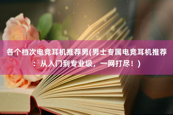 各个档次电竞耳机推荐男(男士专属电竞耳机推荐：从入门到专业级，一网打尽！)